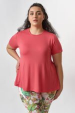 Μπλούζα Άλφα Ελαστική Madison | Plus Size Ρούχα - Image 2