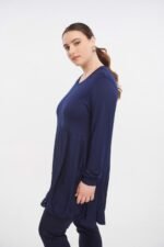 Μπλούζα Ελαστική Peplum | Plus Size Ρούχα - Image 4