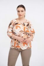 Μπλούζα Ελαστική Φλοράλ Troy JUCITA