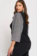 Μπλούζα Ελαστική με Lurex | Plus Size Ρούχα - Image 2