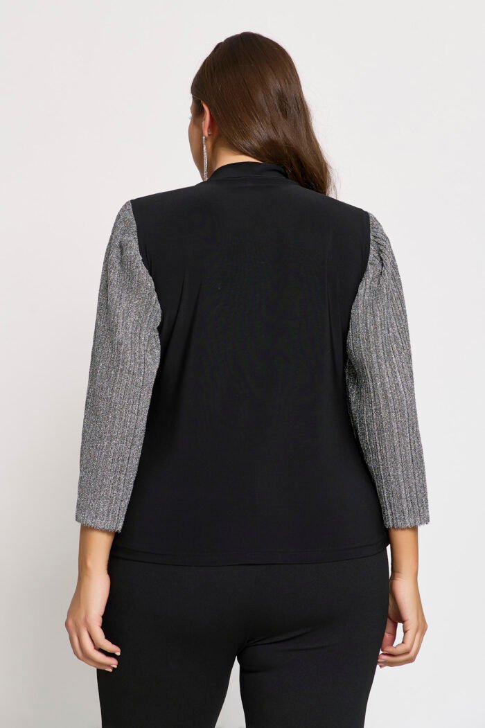 Μπλούζα Ελαστική με Lurex | Plus Size Ρούχα - Image 3