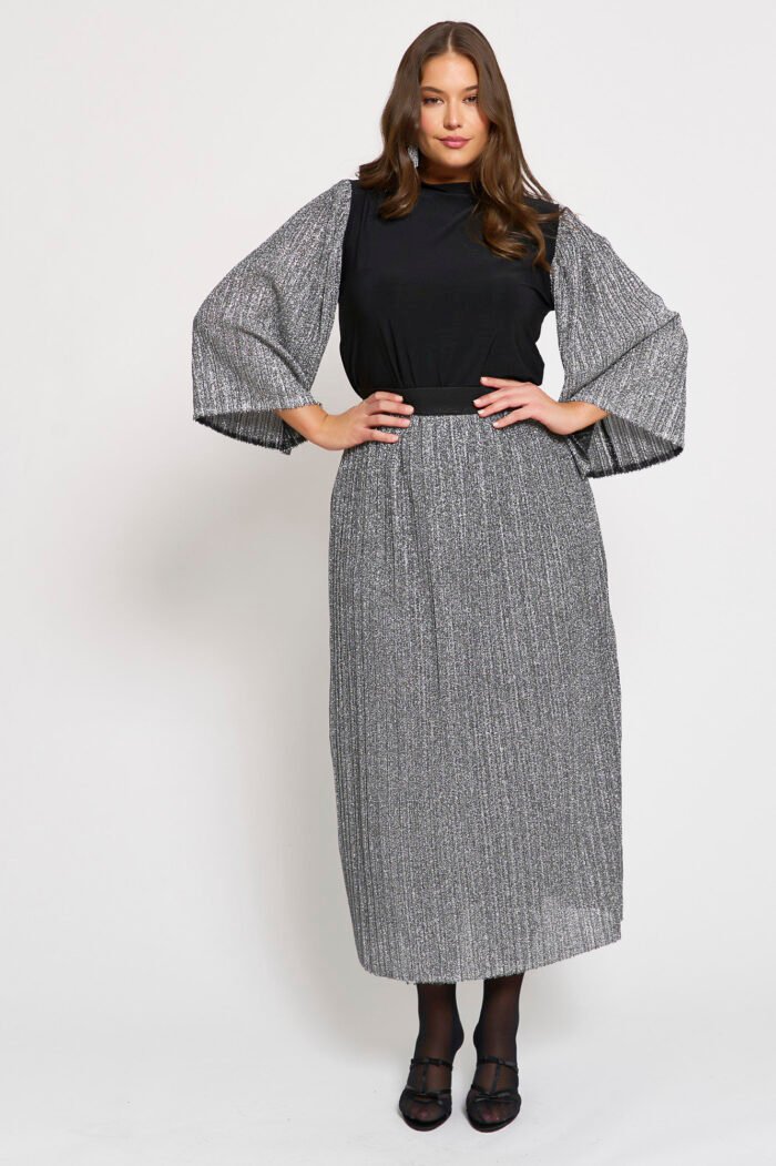 Μπλούζα Ελαστική με Lurex | Plus Size Ρούχα - Image 4
