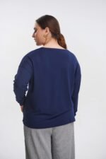 Μπλούζα Ελαστική με V | Plus Size Ρούχα - Image 2