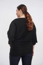 Μπλούζα Ελαστική με Πιέτες | Plus Size Ρούχα - Image 2
