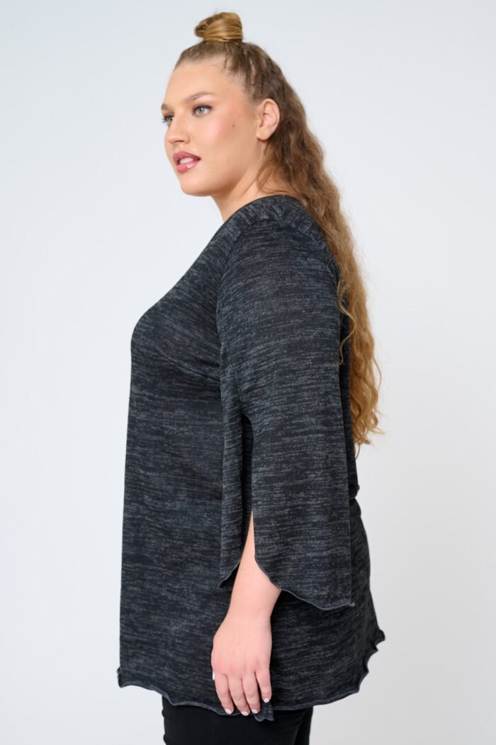 Μπλούζα Πλεκτή Μακριά Jade | Plus Size Ρούχα - Image 4