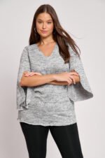 Μπλούζα Πλεκτή Μακριά Jade | Plus Size Ρούχα - Image 3