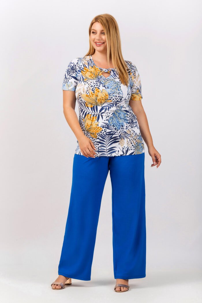 Μπλούζα Φλοράλ Eleonora | Plus Size Ρούχα - Image 3