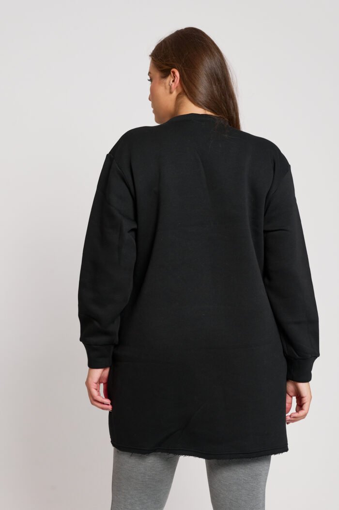 Μπλούζα Φούτερ με Κέντημα | Plus Size Ρούχα - Image 4