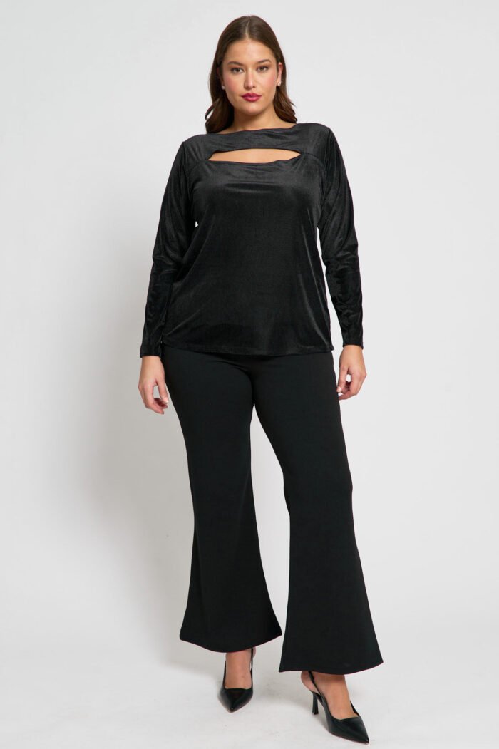 Μπλούζα με Άνοιγμα στο | Plus Size Ρούχα - Image 4