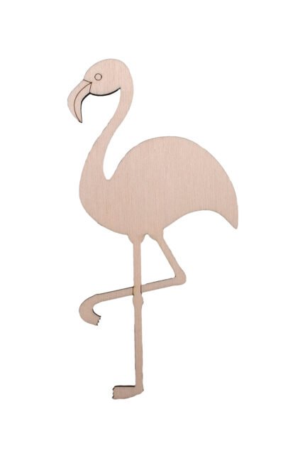Ξύλινο Φλαμίνγκο 0015