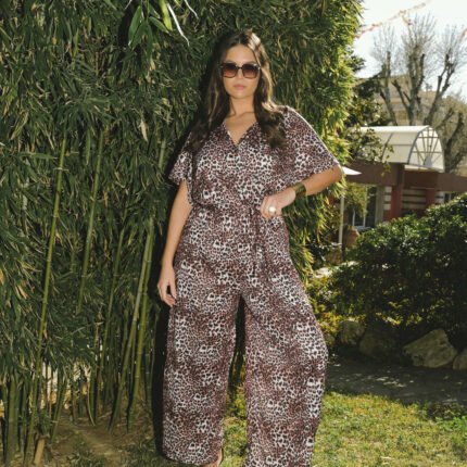 Ολόσωμη Φόρμα Κρουαζέ Theodora Leopard JUCITA