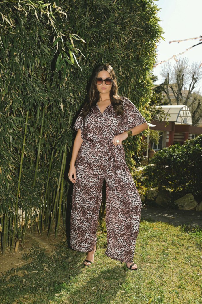 Ολόσωμη Φόρμα Κρουαζέ Theodora Leopard JUCITA