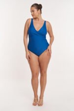 Ολόσωμο Μαγιό Julia Μπλε | Plus Size Ρούχα - Image 4