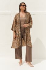 Παντελόνα Ελαστική Σε Διάταξη Nora Πούρου JUCITA