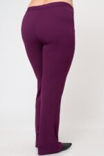 Παντελόνα Κρεπ Anna Μωβ | Plus Size Ρούχα - Image 3