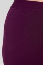 Παντελόνα Κρεπ Anna Μωβ | Plus Size Ρούχα - Image 4