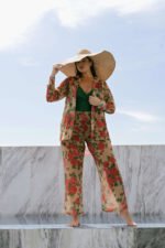 Παντελόνα με Λάστιχο Euphrosyne σε Floral Print JUCITA