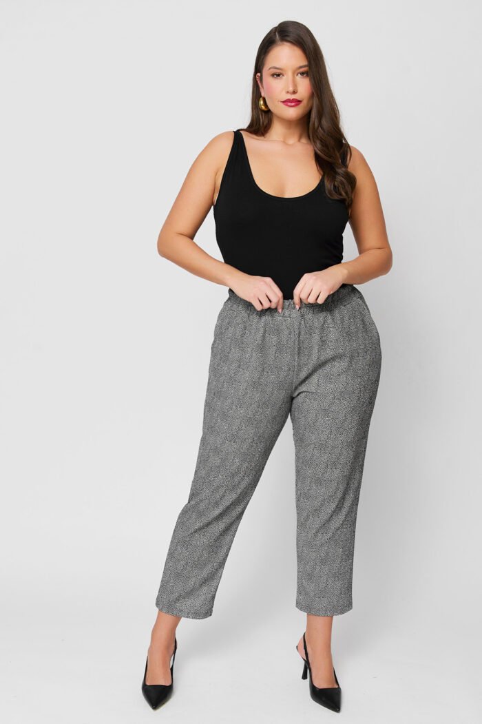 Παντελόνι Carrot Με Τσέπες | Plus Size Ρούχα - Image 4