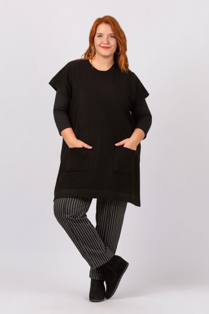 Παντελόνι Ίσιο Kleopatra Ριγέ | Plus Size Ρούχα - Image 3