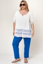 Παντελόνι Ελαστικό Ίσιο Sophia | Plus Size Ρούχα - Image 4