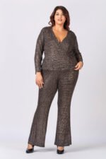 Παντελόνι Καμπάνα Lurex Sandy JUCITA