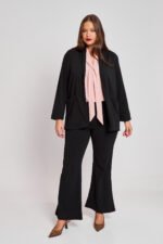 Παντελόνι Καμπάνα Κρεπ Alora | Plus Size Ρούχα - Image 3