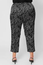 Παντελόνι Σατέν Carrot Με | Plus Size Ρούχα - Image 3