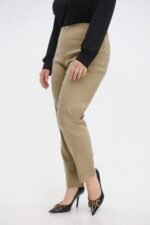 Παντελόνι Στρετς Inna Λαδί | Plus Size Ρούχα - Image 2