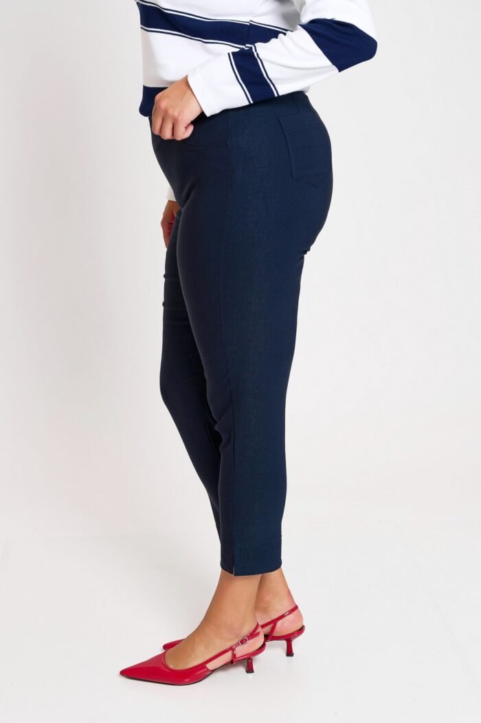 Παντελόνι Στρετς Lara Μπλε | Plus Size Ρούχα - Image 2