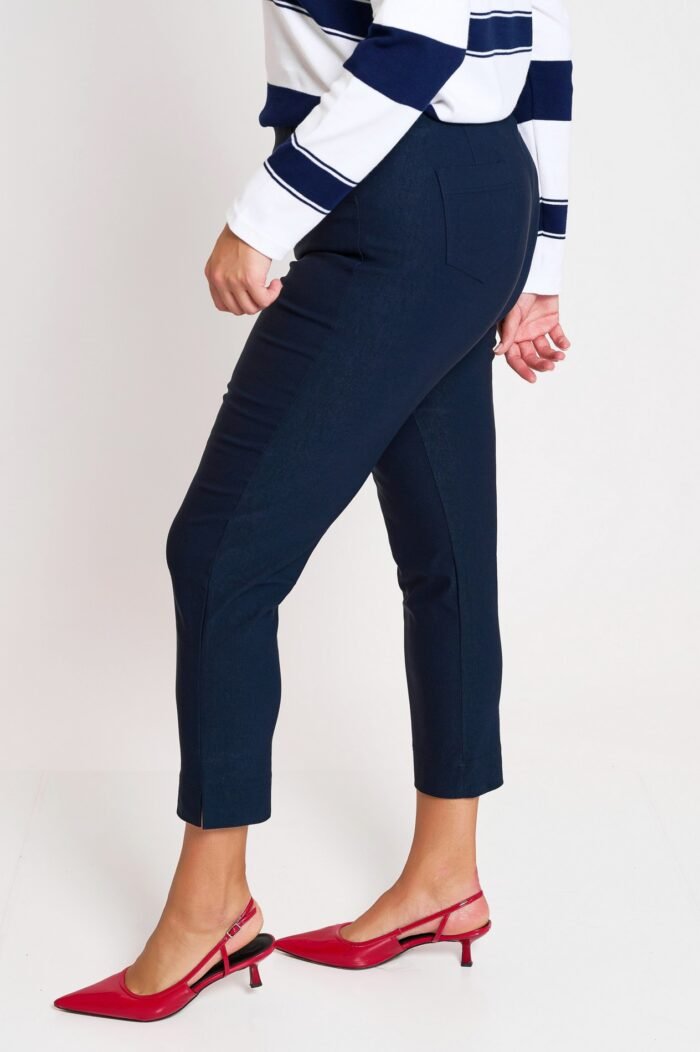 Παντελόνι Στρετς Lara Μπλε | Plus Size Ρούχα - Image 3