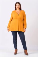 Πλεκτή Κρουαζέ Μπλούζα Natalia | Plus Size Ρούχα - Image 3