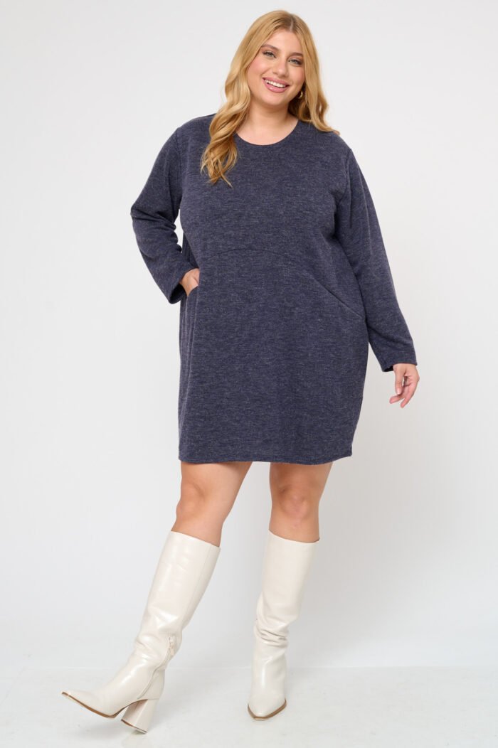 Πλεκτό Φόρεμα Σάκος Matilda | Plus Size Ρούχα - Image 4