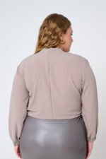 Πουκαμίσα Με Γραβάτα Sasa | Plus Size Ρούχα - Image 3