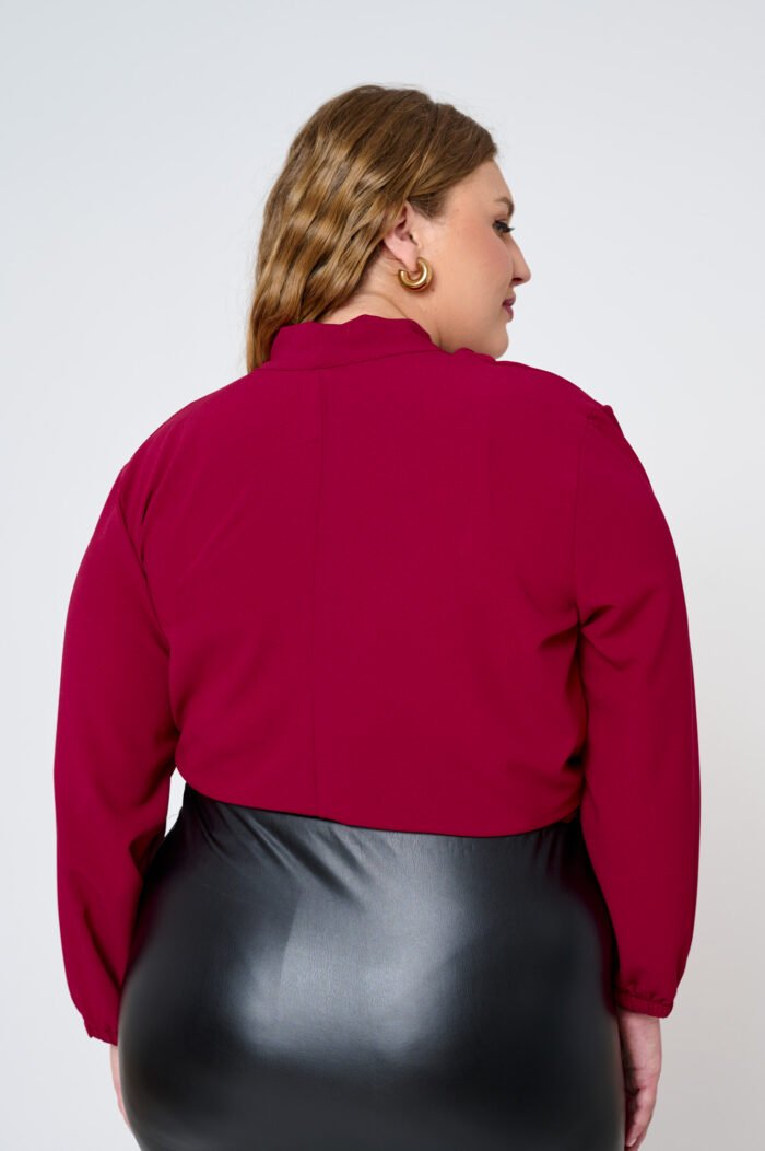 Πουκαμίσα Με Γραβάτα Sasa | Plus Size Ρούχα - Image 4
