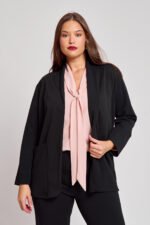 Σακάκι Κρεπ Alora Μαύρο JUCITA