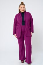 Παντελόνι Καμπάνα Κρεπ Chloe Magenta JUCITA