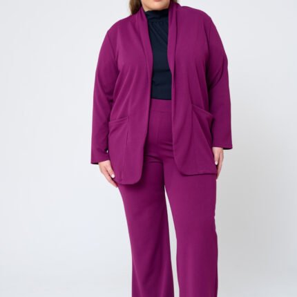 Παντελόνι Καμπάνα Κρεπ Chloe Magenta JUCITA