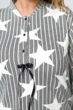 Σετ Πιτζάμας Ριγέ Star | Plus Size Ρούχα - Image 4