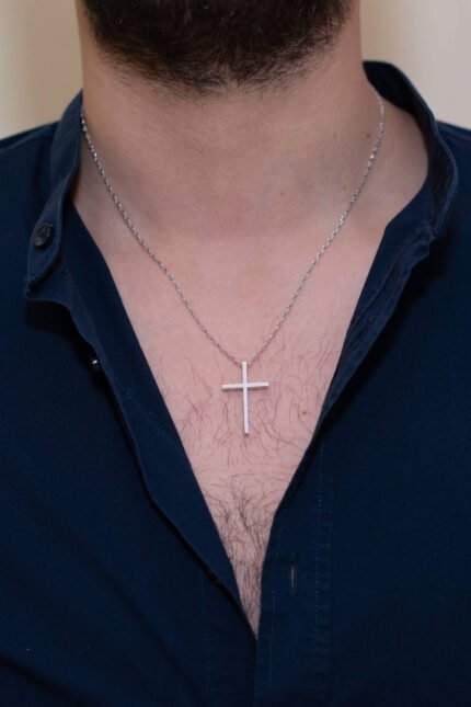 Σταυρός Βάπτισης Val΄Oro Σκέτος για Αγόρι Λευκό Χρυσό Κ14 038334 1