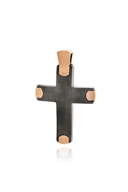 Σταυρός Βάπτισης Val΄Oro για Αγόρι από Δίχρωμο Χρυσό Κ14 036895