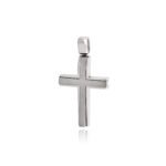 Σταυρός Βάπτισης Val΄Oro για Αγόρι από Λευκό Χρυσό 14 Καρατίων 038565