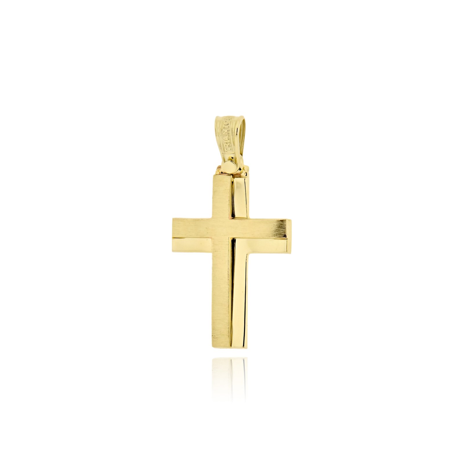 Σταυρός-Βάπτισης-Τριάντος-για-Αγόρι-από-Κίτρινο-Χρυσό-Κ14-040944 Σταυρός Βάπτισης Τριάντος για Αγόρι από Κίτρινο Χρυσό Κ14 040944
