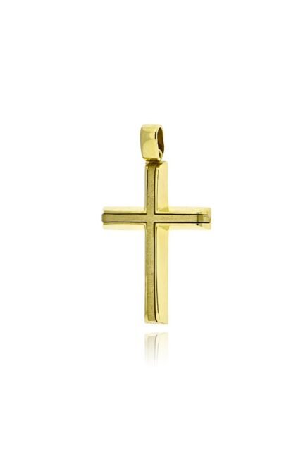 Σταυρός Βάπτισης για Αγόρι Val΄Oro από Κίτρινο Χρυσό Κ14 039733