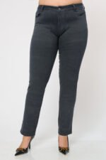 Τζιν Παντελόνι Slim Fit Andromeda Γκρι JUCITA