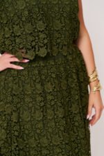 Midi Φούστα σε Δαντέλα | Plus Size Ρούχα - Image 4