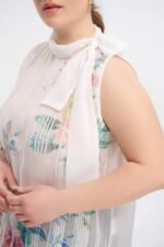 Τοπ Πλισέ Φλοράλ June | Plus Size Ρούχα - Image 2