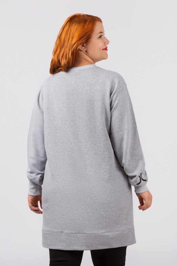 Φούτερ με Κέντημα Jucita | Plus Size Ρούχα - Image 2