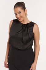 Φόρεμα Ίσιο Midi Dora | Plus Size Ρούχα - Image 2