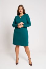 Φόρεμα Ίσιο Midi Francesca | Plus Size Ρούχα - Image 3