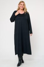 Φόρεμα Ελαστικό Midi Billy | Plus Size Ρούχα - Image 2
